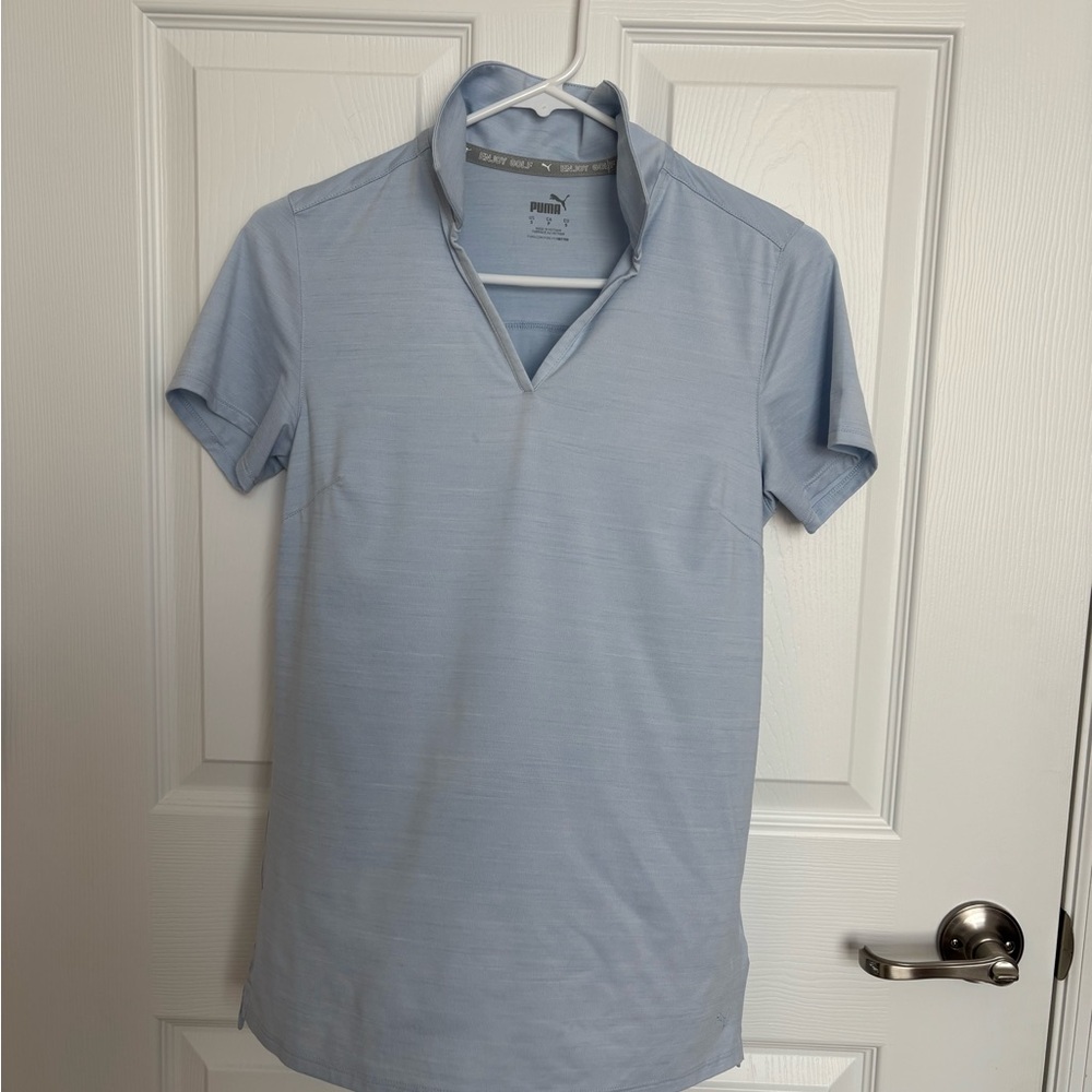 Puma Sky Blue Women’s Golf/ Polo Shirt
